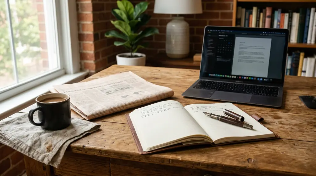 Professional accounting and tax workspace